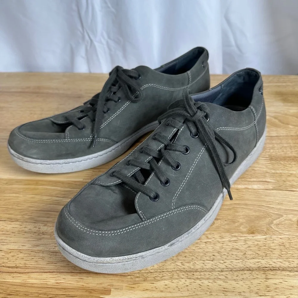 Dansko Vaughn Casual Sneakers Mens Green Suede Leather Lace‎ Up EU 47 US 13.5-14